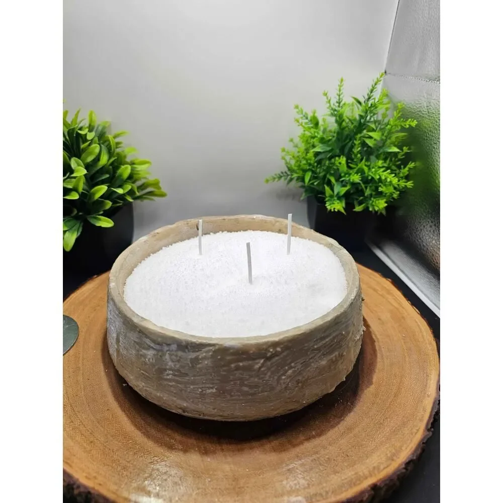 Concrete Candle Bowl